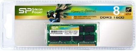 Silicon Power Tragbar 1600 8GB DDR3 RAM mit Geschwindigkeit 1600 für Laptop