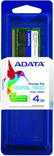 Adata Premier 4GB DDR3 RAM с Скорост 1600 за Лаптоп