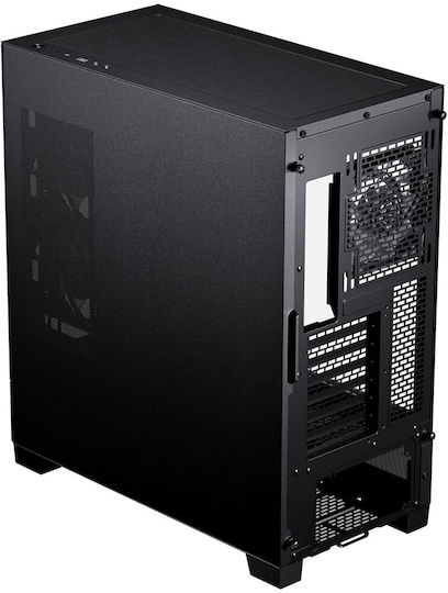 Phanteks XT View Gaming Midi Tower Κουτί Υπολογιστή με Πλαϊνό Παράθυρο και RGB Φωτισμό Μαύρο