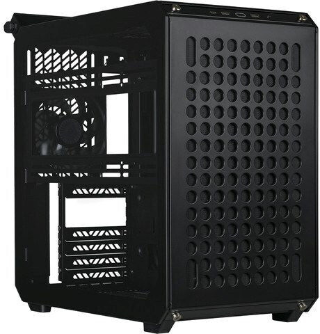 CoolerMaster Qube 500 Flatpack Gaming Midi Tower Κουτί Υπολογιστή με Πλαϊνό Παράθυρο Μαύρο