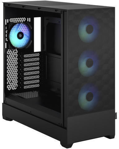 Fractal Design Pop XL Air Gaming Midi Tower Computer Case with Side Window RGB Black TG Clear