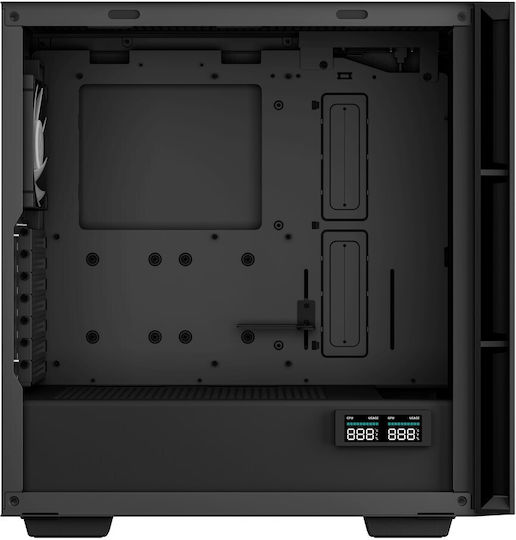 Deepcool CH560 Digital Gaming Midi Tower Κουτί Υπολογιστή με Πλαϊνό Παράθυρο και RGB Φωτισμό Μαύρο