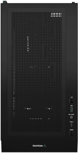 Deepcool CH560 Digital Gaming Midi Tower Κουτί Υπολογιστή με Πλαϊνό Παράθυρο και RGB Φωτισμό Μαύρο