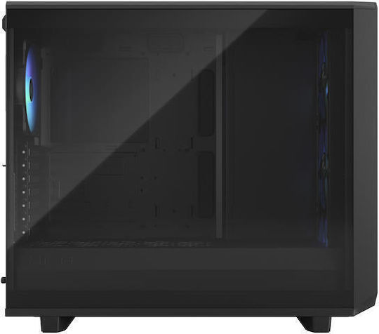 Fractal Design Meshify 2 Gaming Midi Tower Κουτί Υπολογιστή με Πλαϊνό Παράθυρο και RGB Φωτισμό Black TG Light Tint