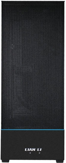 Lian Li SUP01 Gaming Midi Tower Computer Case with Side Window and RGB Lighting Black
