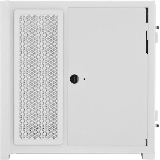 Corsair iCUE 5000X RGB QL Gaming Midi Tower Computer Case with Side Window White