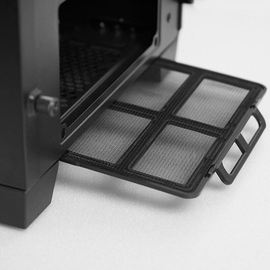 Chieftec APEX AIR Gaming Midi-Turm Computergehäuse mit Seitenfenster Schwarz