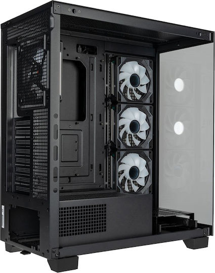 Kolink Unity Arena Gaming Midi Tower Κουτί Υπολογιστή με RGB Φωτισμό Μαύρο