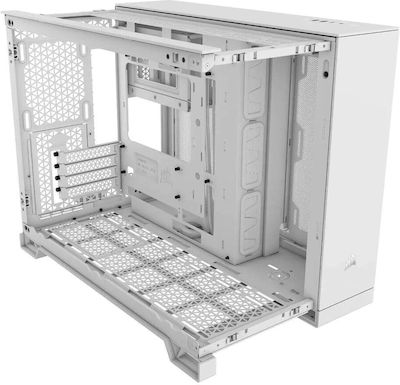 Corsair 2500D Airflow Jocuri Middle Tower Cutie de calculator Alb