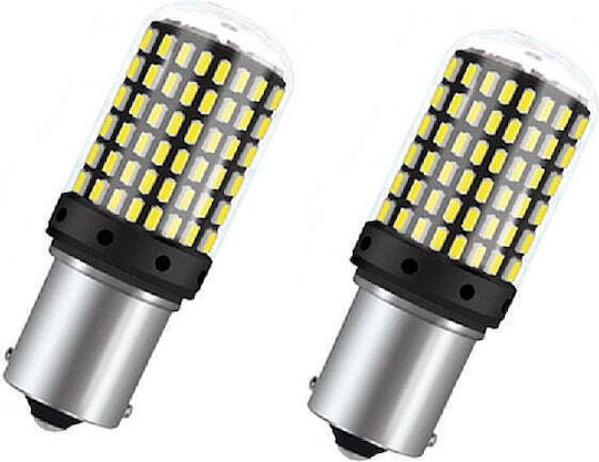 Lămpi Autoturismului BA15S / P21W Canbus LED Roșu 12V 20W 2buc