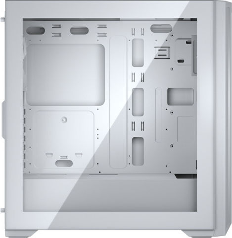 Cougar MX330-G Pro Гейминг Midi Tower Компютърна кутия със страничен прозорец Бял