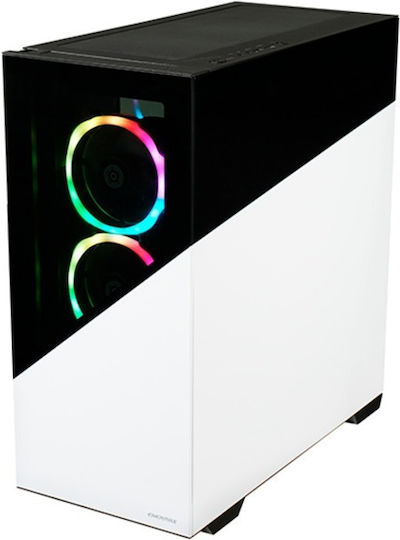 Enermax K8 Gaming Midi Tower Κουτί Υπολογιστή με RGB Φωτισμό Λευκό