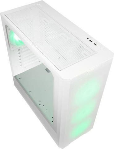 Kolink Unity Solar Mesh ARGB Gaming Middle Tower Carcasă Calculator cu Fereastră Laterală Alb