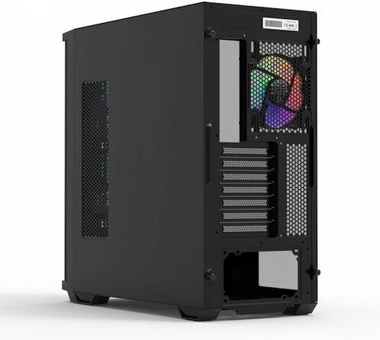 Zalman Z10 Plus Gaming Midi Tower Computer Case with Side Window and RGB Lighting Black