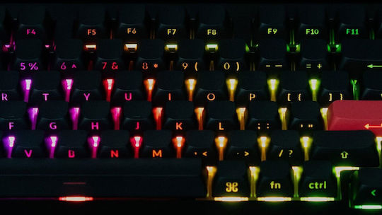 Keychron Q5 Max Q5M-M1 Ασύρματο Gaming Μηχανικό Πληκτρολόγιο με Gateron Jupiter Red διακόπτες και RGB φωτισμό (Αγγλικό US)