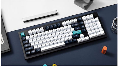 Keychron Q5 Max Fără fir Gaming Tastatură Mecanică cu Gateron Jupiter Brown switch-uri și iluminare RGB (Engleză US)