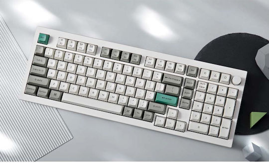 Keychron Q5M-M3 Max Q5M-M3 Wireless Gaming Mechanical Keyboard with Gateron Jupiter Brown Switches and RGB Lighting (English US)