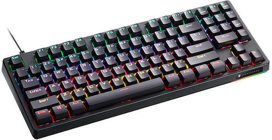 Thunderobot KG3089 Gaming Μηχανικό Πληκτρολόγιο Tenkeyless με Custom Red διακόπτες και RGB φωτισμό (Αγγλικό US)