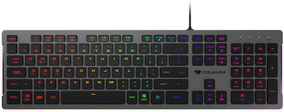 Cougar Vantar S Gaming Tastatură cu Foarfecă switch-uri și iluminare RGB (Engleză US)