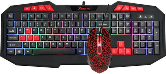 Marvo MK-503 Gaming Keyboard Set with RGB lighting & Mouse (English US)