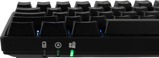 White Shark GK-003111 Wireless Gaming Mechanical Keyboard with Custom Red Switches and RGB Lighting English US