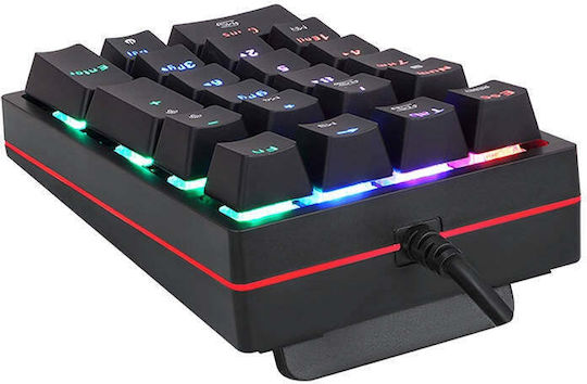 Motospeed K24 Гейминг Клавиатура с Outemu Red Превключватели и RGB Осветление Английски (САЩ)