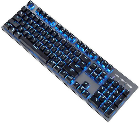 Motospeed GK89 Ασύρματο Gaming Μηχανικό Πληκτρολόγιο με Outemu Blue διακόπτες και Φωτιζόμενα πλήκτρα (Αγγλικό US) Ice Blue