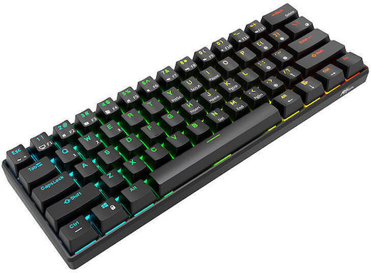 Royal Kludge RK61 Wireless Gaming Mechanical Keyboard 60% with Custom Brown Switches and RGB Lighting English US