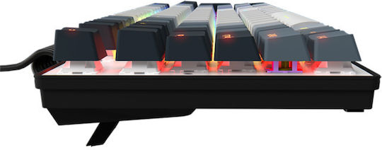 Lorgar AZAR 514 Gaming Mechanical Keyboard with Custom switches and RGB lighting (English US) White