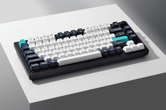 Keychron Q1M-M1 Max Q1M-M1 Tastatură Mecanică de Gaming Fără Fir 75% cu Comutatoare Gateron Jupiter Red și Iluminare RGB Limba Tastaturii Engleză SUA