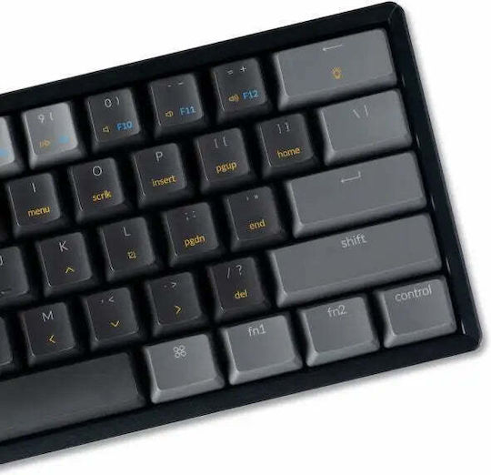Keychron K12 Hot-Swappable K12-G3 Gaming Μηχανικό Πληκτρολόγιο 60% με Gateron Brown διακόπτες και Φωτιζόμενα πλήκτρα (Αγγλικό US)