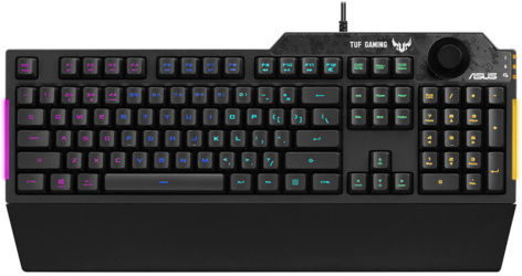 Asus TUF Gaming K1 Gaming Πληκτρολόγιο με RGB φωτισμό (Αγγλικό US)