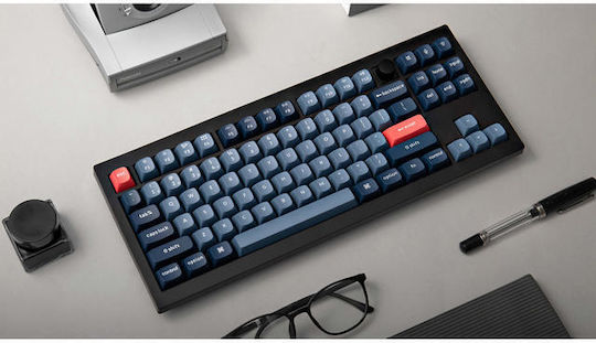 Keychron V3 Max QMK V3M-D3 Gaming Mechanical Tenkeyless Keyboard with Gateron Jupiter Brown Switches and RGB Lighting English US