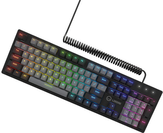 Lorgar AZAR 514 Gaming Μηχανικό Πληκτρολόγιο με Custom διακόπτες και RGB φωτισμό (Αγγλικό US)