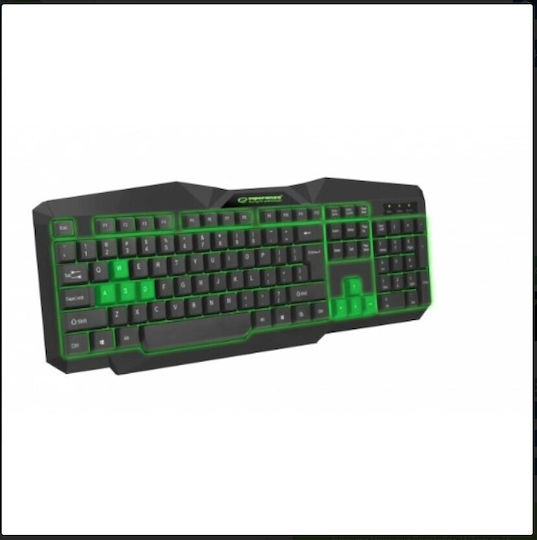 Esperanza Tirions Gaming Tastatură cu Taste Iluminate (Engleză UK) Verde
