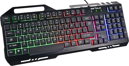 Serioux Tobis 3 σε 1 Gaming Keyboard Set with RGB lighting & Mouse (English US)