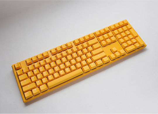 Ducky One 3 Gaming Μηχανικό Πληκτρολόγιο με Cherry MX Speed Silver διακόπτες και RGB φωτισμό (Αγγλικό US) Κίτρινο
