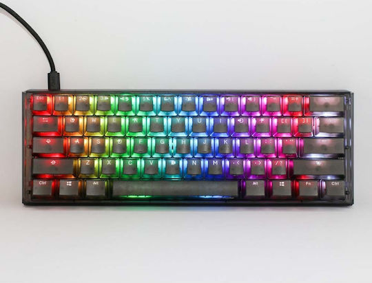 Ducky One 3 Aura Mini Gaming Μηχανικό Πληκτρολόγιο 60% με Kailh MX Jellyfish διακόπτες και RGB φωτισμό (Αγγλικό US)