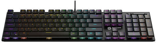 Canyon GK-55 Gaming Mechanisches Tastatur mit Benutzerdefinierten Rot Schaltern und RGB Beleuchtung (Englisch US)