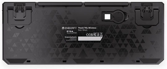 Endorfy Thock Ασύρματο Gaming Μηχανικό Πληκτρολόγιο Tenkeyless με Kailh Box Red διακόπτες και RGB φωτισμό (Αγγλικό US)