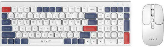 Havit KB830WB Σετ Gaming Πληκτρολόγιο & Ποντίκι (Αγγλικό US)