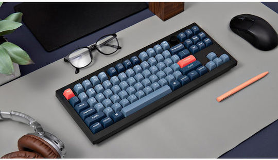Keychron V3 Max QMK V3M-D4 Gaming Mechanical Tenkeyless Keyboard with Gateron Jupiter Banana Switches and RGB Lighting English US