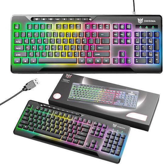 Onikuma G32 Gaming Πληκτρολόγιο με RGB φωτισμό (Αγγλικό US)