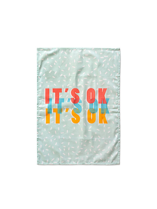 HappyFriday Aware Okay Towel made of 100% Cotton 70x50cm 2pcs