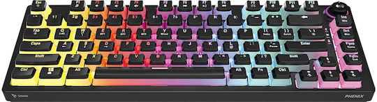 Savio Phenix Yellow Pudding Wireless Gaming Mechanical Keyboard 75% with RGB lighting (English US)