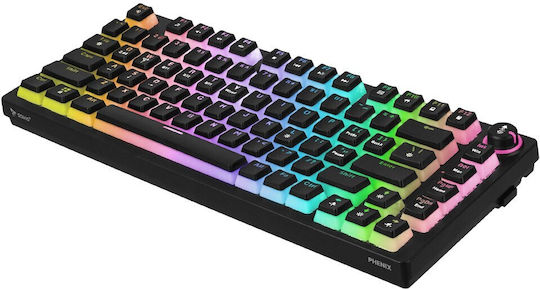 Savio Phenix Yellow Pudding Wireless Gaming Mechanical Keyboard 75% with RGB lighting (English US)