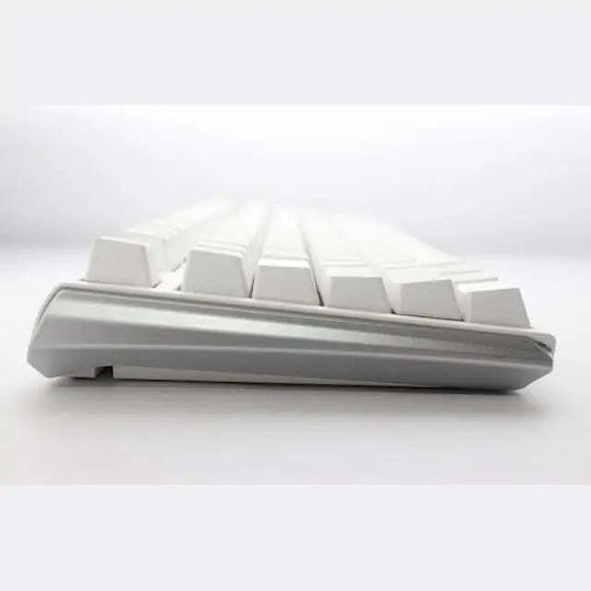 Ducky One 3 Classic Gaming Mechanical Keyboard with Cherry MX Blue switches and RGB lighting (English US) White