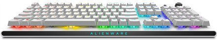 Dell Alienware Tri-Mode AW920K Wireless Gaming Mechanical Keyboard with Cherry MX Red switches and RGB lighting (English US) Lunar Light