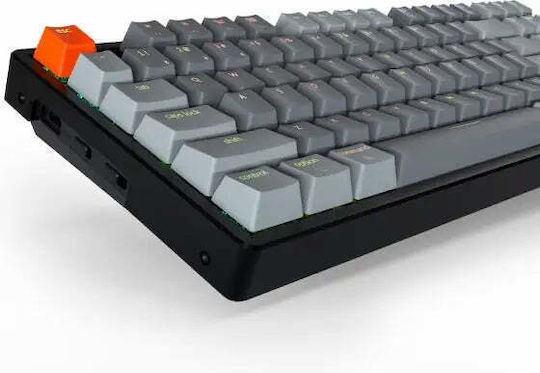 Keychron K8 Aluminum Gaming Mechanische Tastatur Tenkeyless mit Gateron Blau Schaltern und RGB-Beleuchtung (Englisch US)