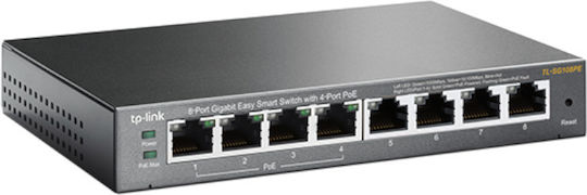 TP-LINK TL-SG108PE v5 Negestionat L2 PoE Switch cu 8 Porturi Ethernet